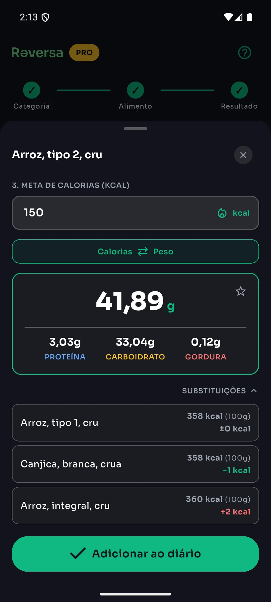 Calculadora com substituições